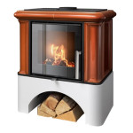 Kachlová kamna ABX Ikaria exklusive Kaštan